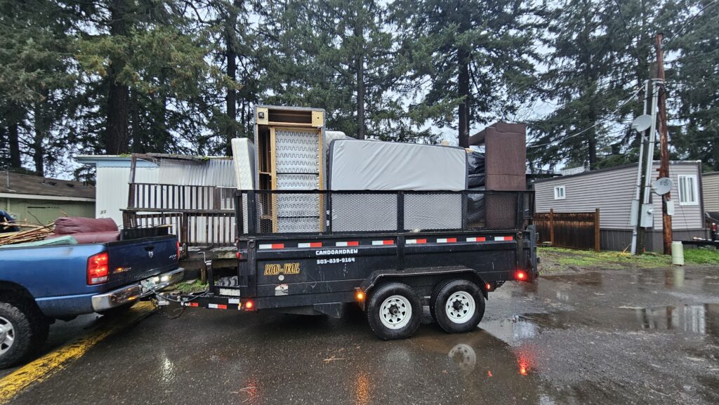 can do andrew dump trailer full of trash