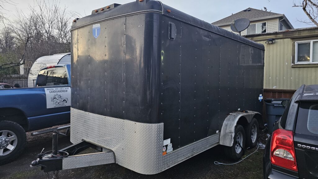 can do andrew enclosed trailer